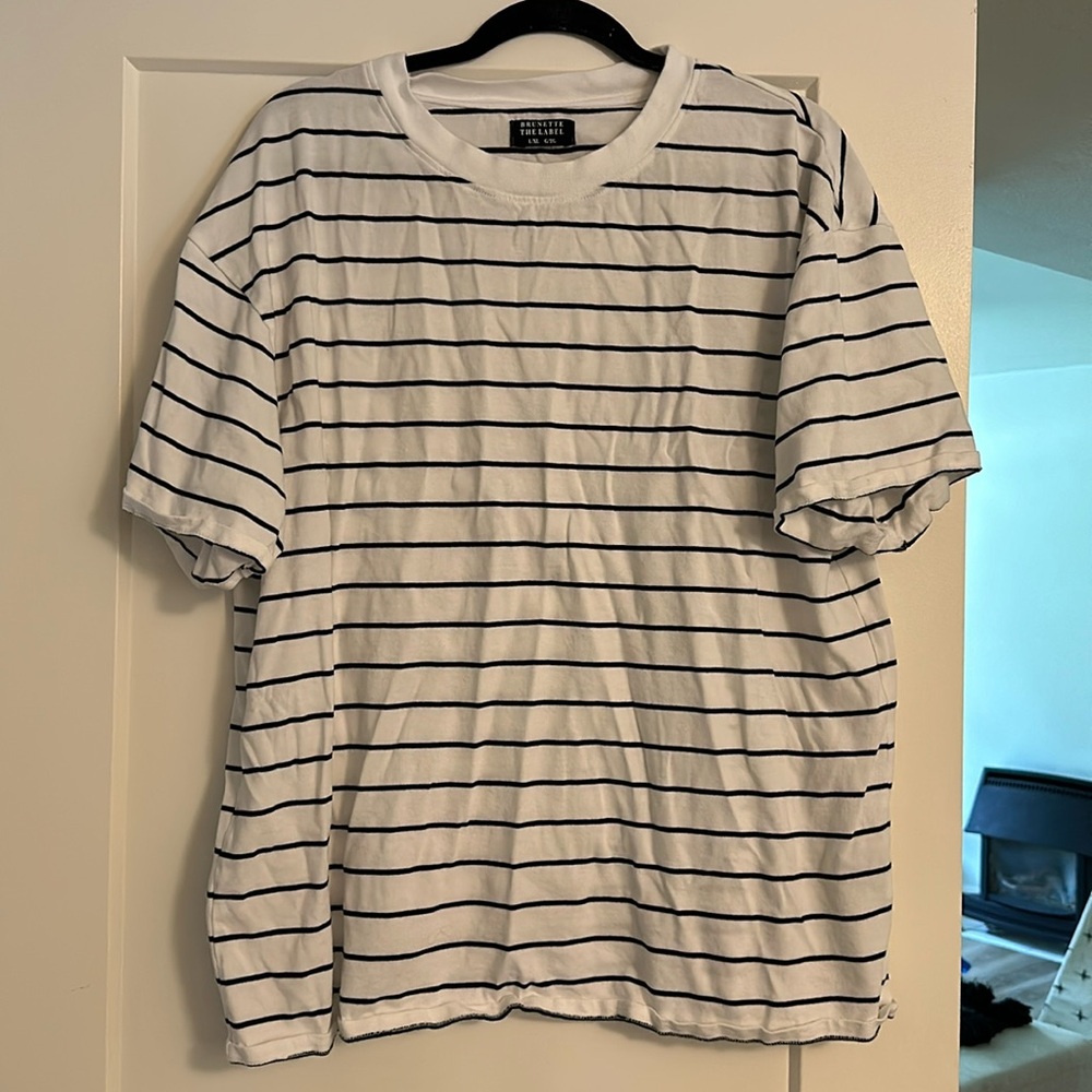 Oversized stripe tee